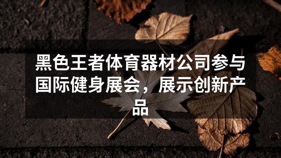 黑色王者体育器材公司参与国际健身展会，展示创新产品