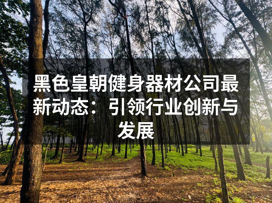 黑色皇朝健身器材公司最新动态：引领行业创新与发展